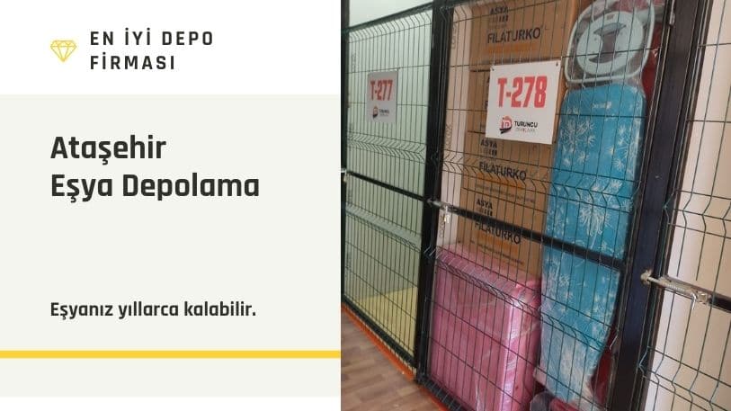 Ataşehir Eşya Depolama
